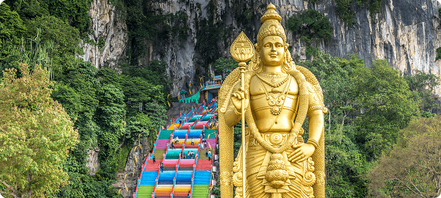 Bangkok skyline night